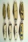 Group of Eight vintage folding pocket knives, six are advertising.