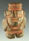 Wari standing Jade carved figure from the southcentral Andes Mountain area of Peru.