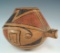 Rare southwestern effigy Casas Grande polychrome vessel with a swimming turtle -San Juan, NM