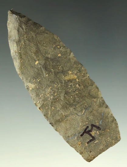 2 15/16" Paleo Lanceolate made from Nellie chert found that the Ohio/Pennsylvania border.