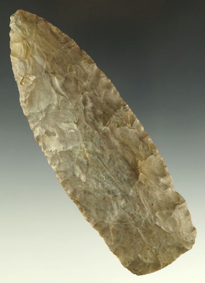 4 3/4" Upper Mercer Flint Lanceolate found that the McConnell site, Coshocton County Ohio.