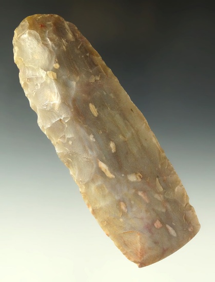 Highly polished 5 7/16" Neolithic Flint Celt found in the northern Sahara desert region of Africa.