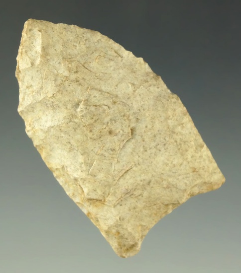 1 13/16" Paleo Clovis found in Ohio. Ex. Dr. Jim Mills.