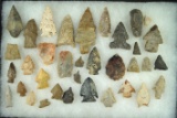 Nice group of Ohio field found artifacts from Jefferson County Ohio - Howard Bell collection.