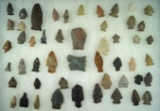 Set of approximately 50 assorted artifacts found in Jefferson County Ohio, Ex. Howard Bell.