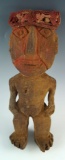 Very unique human effigy carved from desiccated wood  from the Nazca culture in Peru.