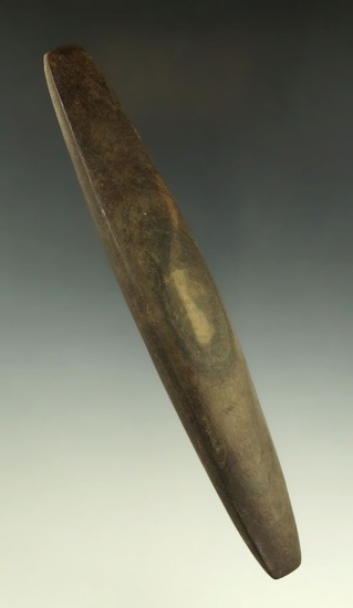6 3/8" Elliptical Bar Weight - Huron Co., Ohio, Ex. Jack Hooks Collection. Pictured in Ohio Arch.
