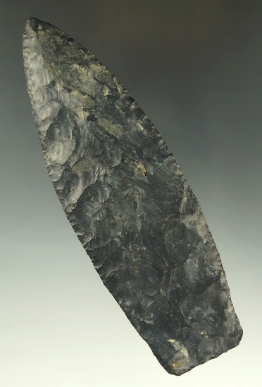 Exceptionally thin  5 7/16" Paleo Lanceolate-Hamilton Co., Ohio. Ex. Billy Hillen. Pictured.