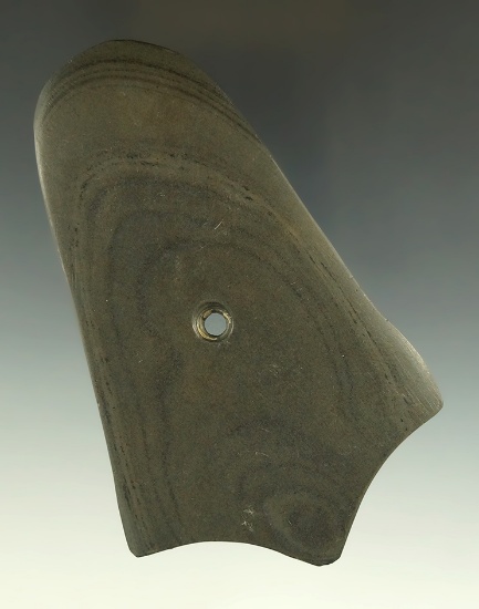 Highly stylized 4 1/2" Hopewell Pendant -Morrow Co., Ohio. Ex. Dr. Meuser, Shipley, Pictured.