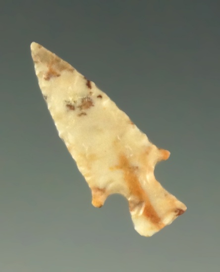 7/8" Rose Springs made from uniquely colored Flint found near the Dalles, Columbia River.