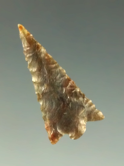 15/16" delicately flaked Gempoint found near the Dalles near the Columbia River.
