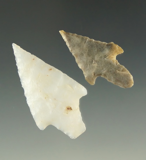 Ex. Museum! Pair of very nice Yerba Buena points found in the southwestern U. S.