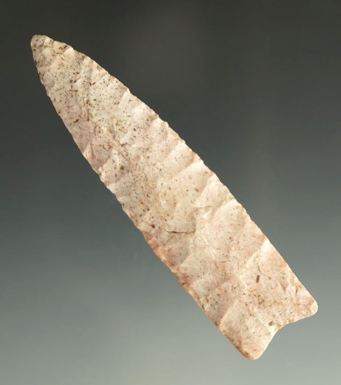 Exceptional flaking, attractive material on this 3 1/16" Plainview found in New Mexico.