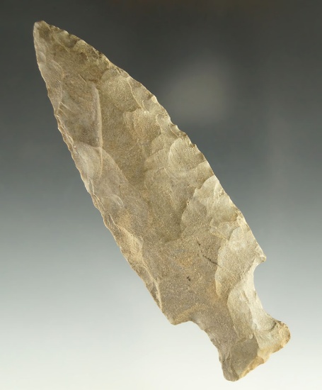 3 3/4" Motley found in Colbert County Alabama. Made from Fort Payne chert. Williams COA.