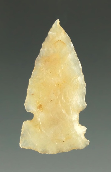 1 1/16" Sidenotch made from semi translucent chalcedony found in Nevada.