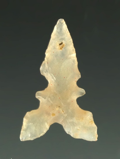 Ex. Museum! 13/16" Toyah - highly translucent clear agate found in Texas. Ex. Charles Shewey.