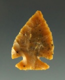Bonito Notch point made of dendritic agate found in Mesa County Colorado.