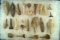 Large group of assorted Midwestern Flint Drills and Tools, largest is 3