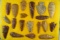 Group of 18 assorted arrowheads in various conditions and styles from the Midwest and Plains