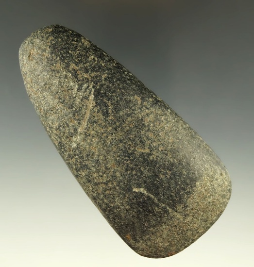 4" Hardstone Celt found on the Parker Ranch, Russell County Kansas on June 14, 1970.