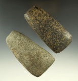 Pair of Midwestern Stone Celts in good condition, largest is 3 1/2