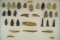 Group of Flint bone and antler artifacts from the East Steubenville site. Largest is 3 1/2