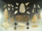 Large group of assorted Flint bone and stone artifacts - Riker site - Ohio. Ex. Tom Hawkins.