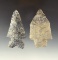 Pair of nice Coshocton Flint artifacts found in Ohio.