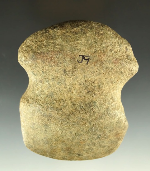 Well styled 3 3/8" long full grooved Axe found in May 1974 in Ohio.