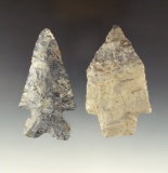 Pair of nice Coshocton Flint artifacts found in Ohio.