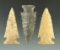 3 nice Ensor points found in Texas from the collection of Wallace Culpepper & James Ferrell .