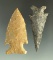 Pair of Frio points found in Texas from the collection of Wallace Culpepper & James Ferrell .