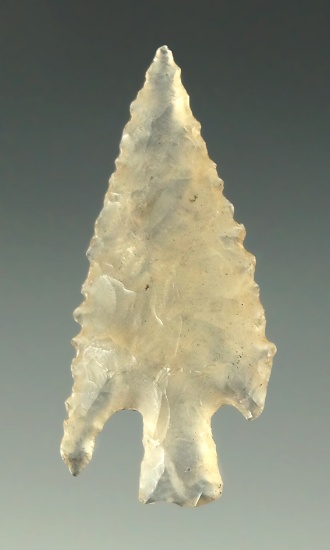 1 3/16" Deadmans point found in Colorado - beautifully clear chalcedony. Ex. Jeb Taylor.