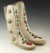 Pair of 1950's Era Navajo nicely beaded leather boots.