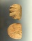 Pair of Awl Sharpening Stones - great examples! Both around 2 1/2
