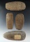 Set of four assorted Pestles found in the Midwestern U. S. Largest is 5 1/16