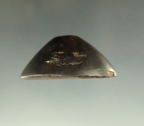 Highly polished 1 11/16" Diameter Hematite Cone found in Pike Co., Illinois.