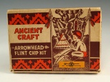 Arrowhead Flint Chip Kit, Official Equipment of Boy Scouts of America. Orignial boxes and manual.