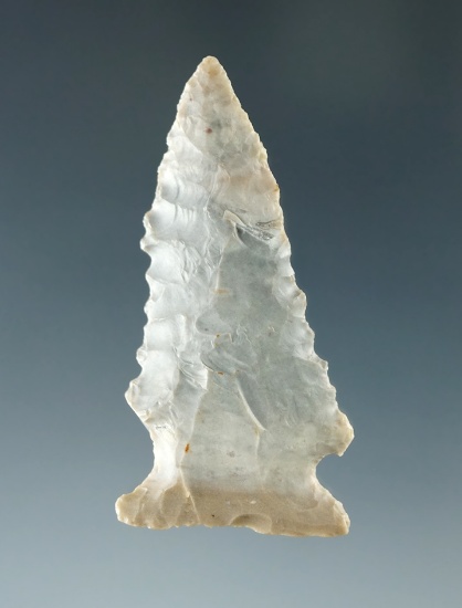 2 1/16" Coshocton Flint Archaic Knife found in Ohio.