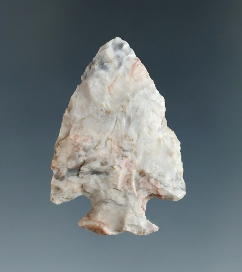 1 5/8" Tablerock/Bottleneck point made from Flint Ridge Flint found by Renée Brown in Ohio.