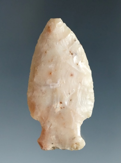 2" Tablerock/Bottleneck made from Flint Ridge Flint found in Ashland Co., Ohio.