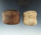 Pair of classic style Grooved Hammerstones found in Montgomery Co., Ohio, largest is 2 3/8