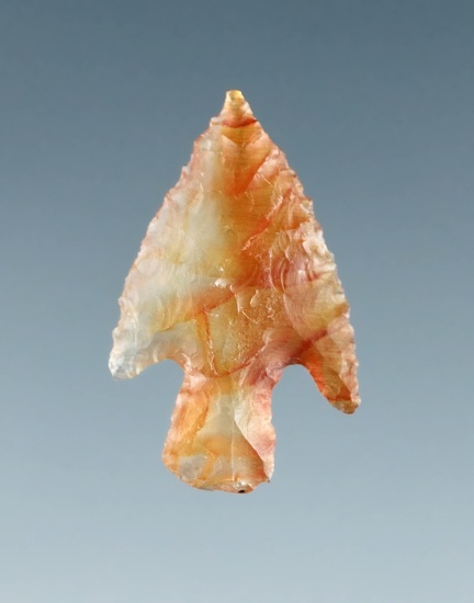 3/4" Columbia River Gempoint made from beautiful red and clear highly translucent agate.