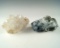 Set of two beautiful crystals, largest is 4 1/2