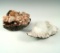 Set of two crystals including a White Apophyllite and a 3 1/2