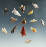 Set of 14 assorted Gempoints made from beautiful materials found near the Columbia River.