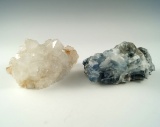 Set of two beautiful crystals, largest is 4 1/2