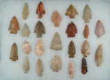 Large group of 23 assorted artifacts from many locations including Florida and Mississippi.