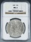 1887 Morgan Silver Dollar Certified MS 63 by NGC