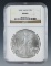 2002 American Silver Eagle Certified MS 69 by NGC